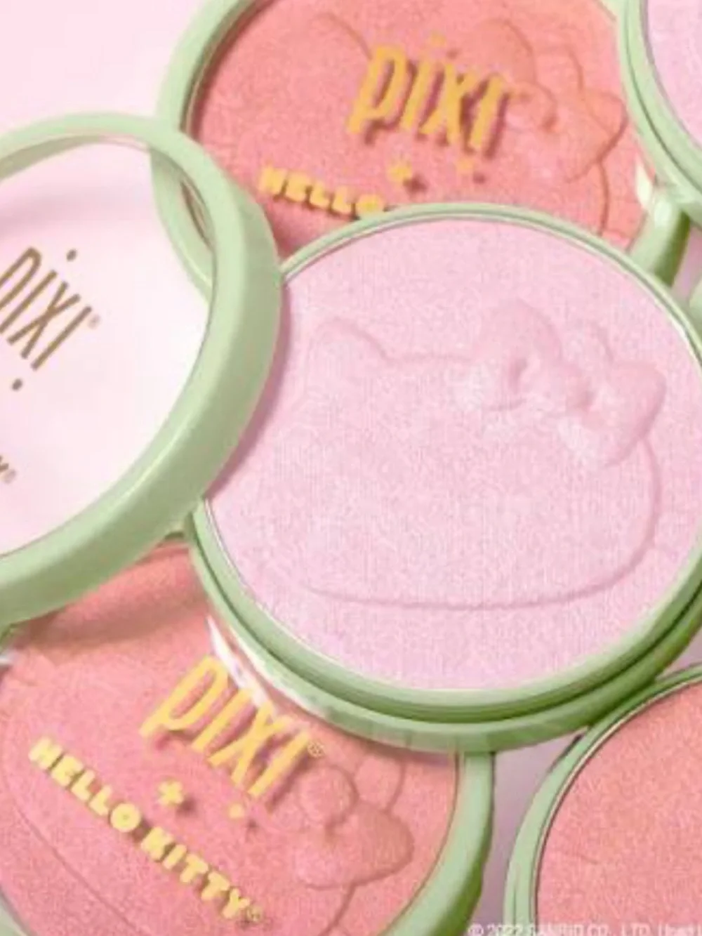 Pixi x Hello Kitty Glowy Powder Friendly Blush & Sweet Highlighter Duo Bundle